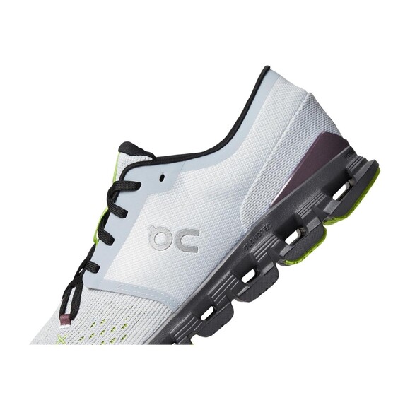 NIB ON CLOUD MEN'S CLOUD X 4 RUNNING ATHLETIC SNEAKERS SZ 8 GLACIER/ECLIPSE - Picture 5 of 6